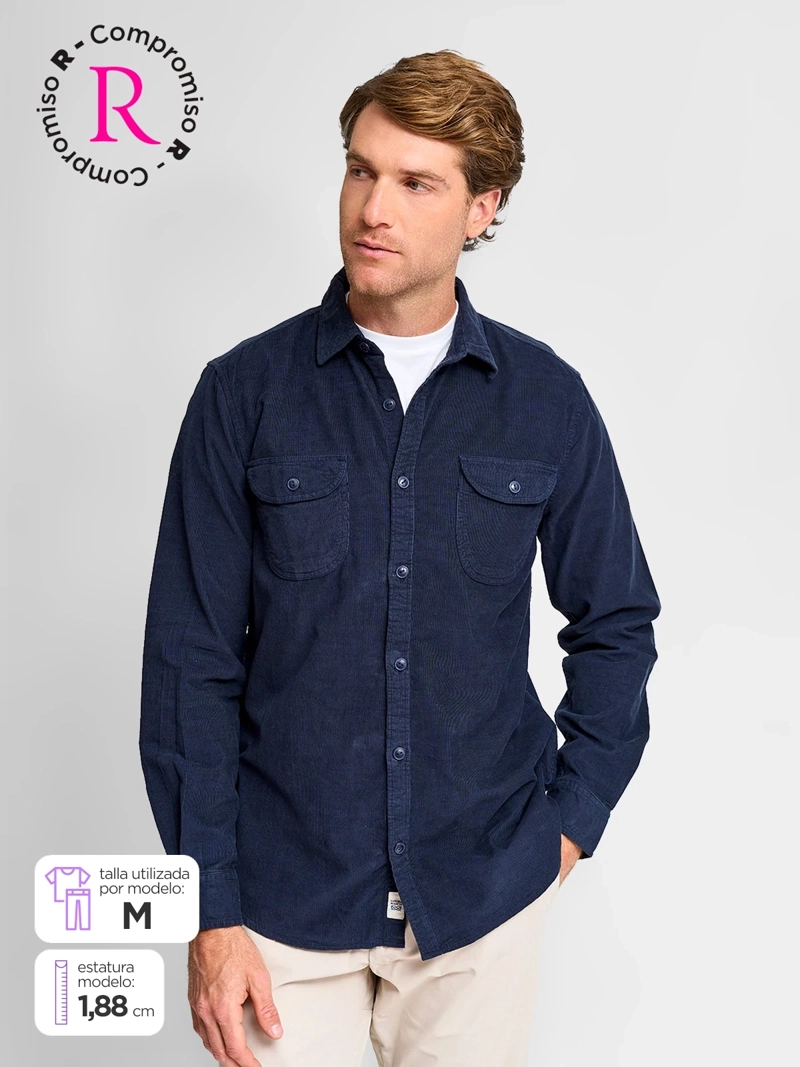 CAMISA MANGA LARGA HOMBRE NAVIGATA AMBER - 1