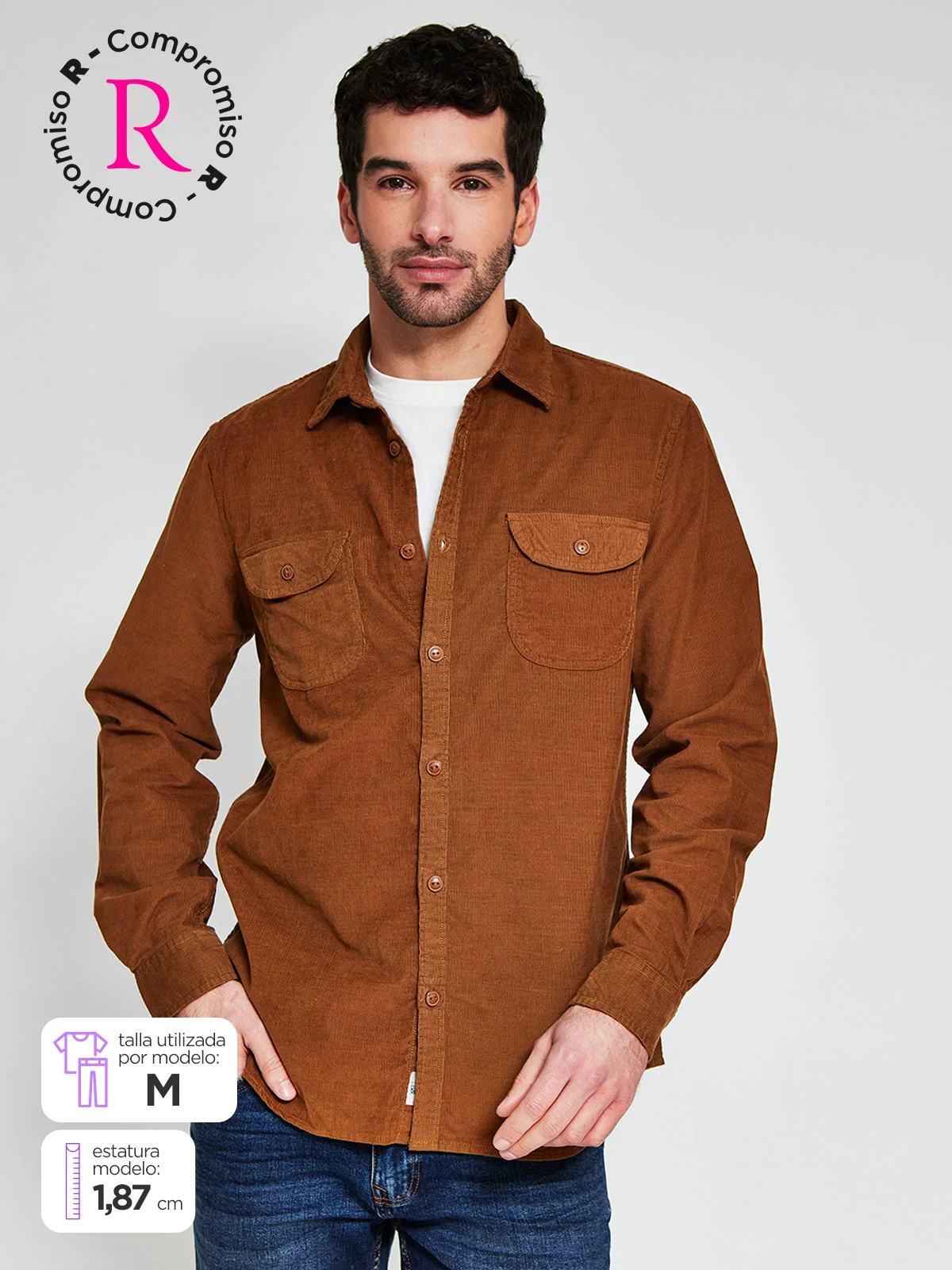 CAMISA MANGA LARGA HOMBRE NAVIGATA AMBER - 1