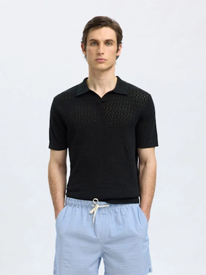 POLO MANGA CORTA HOMBRE SELECTED SLHLINO - 1
