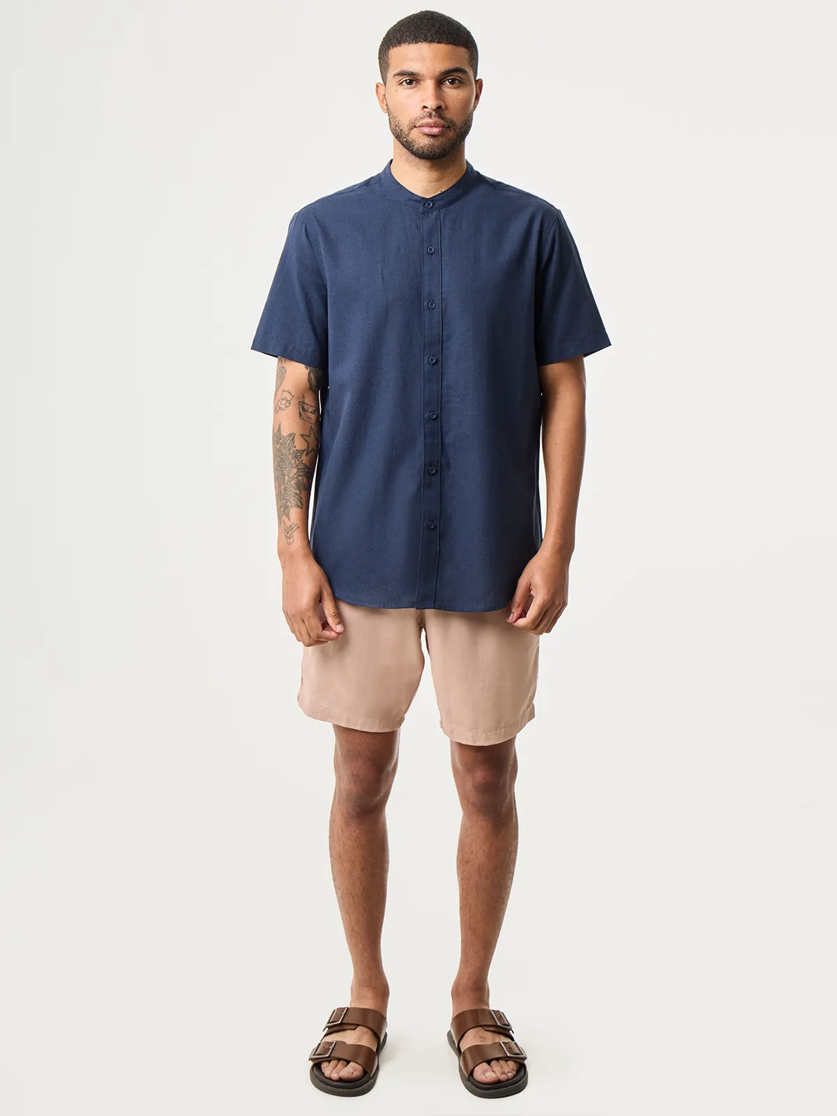 CAMISA MANGA CORTA LINO HOMBRE MARQUIS TULUM - 5