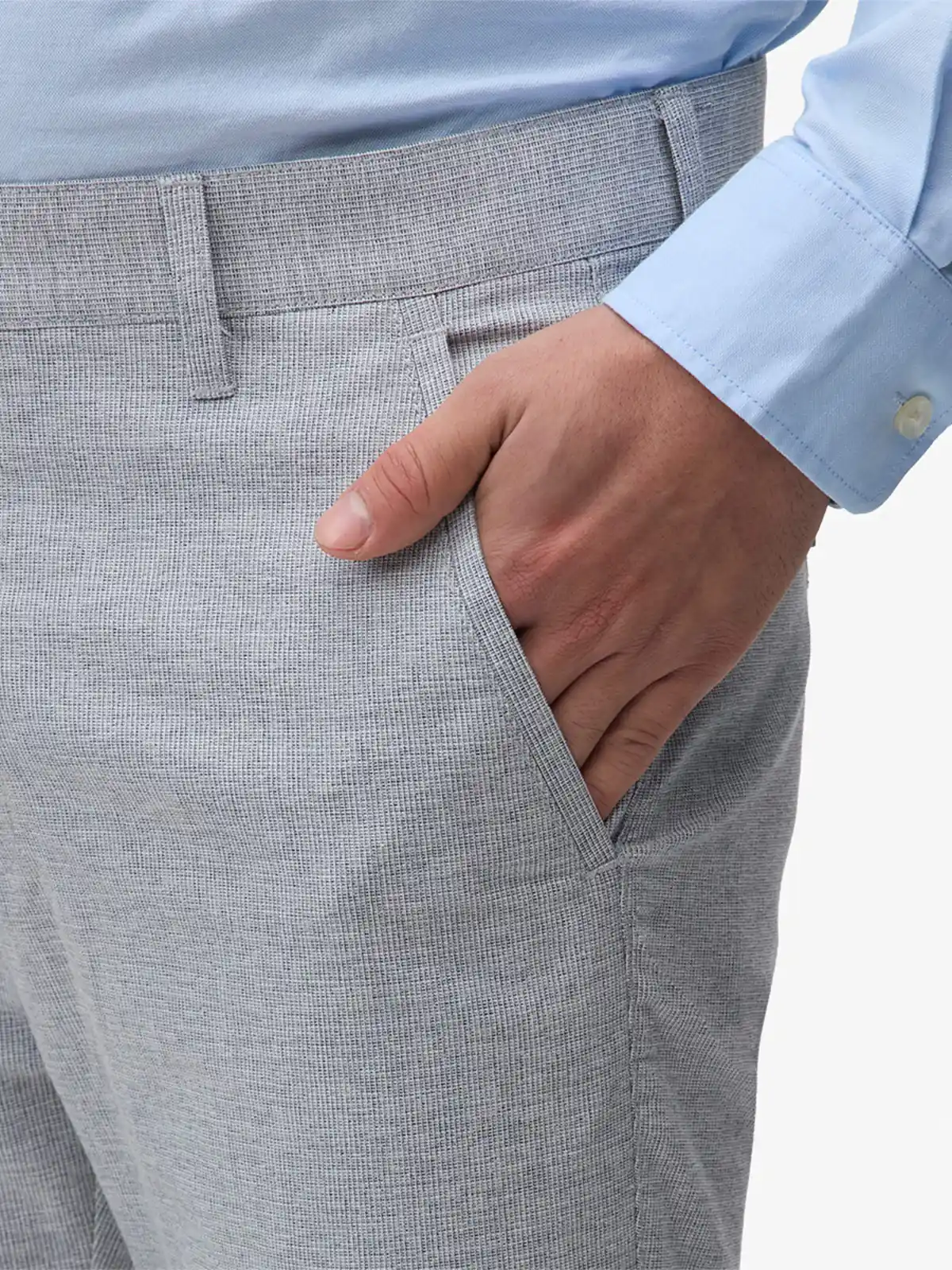 PANTALÓN HOMBRE JOHN HOLDEN LOOK LINO PCA0027 AZUL - 4