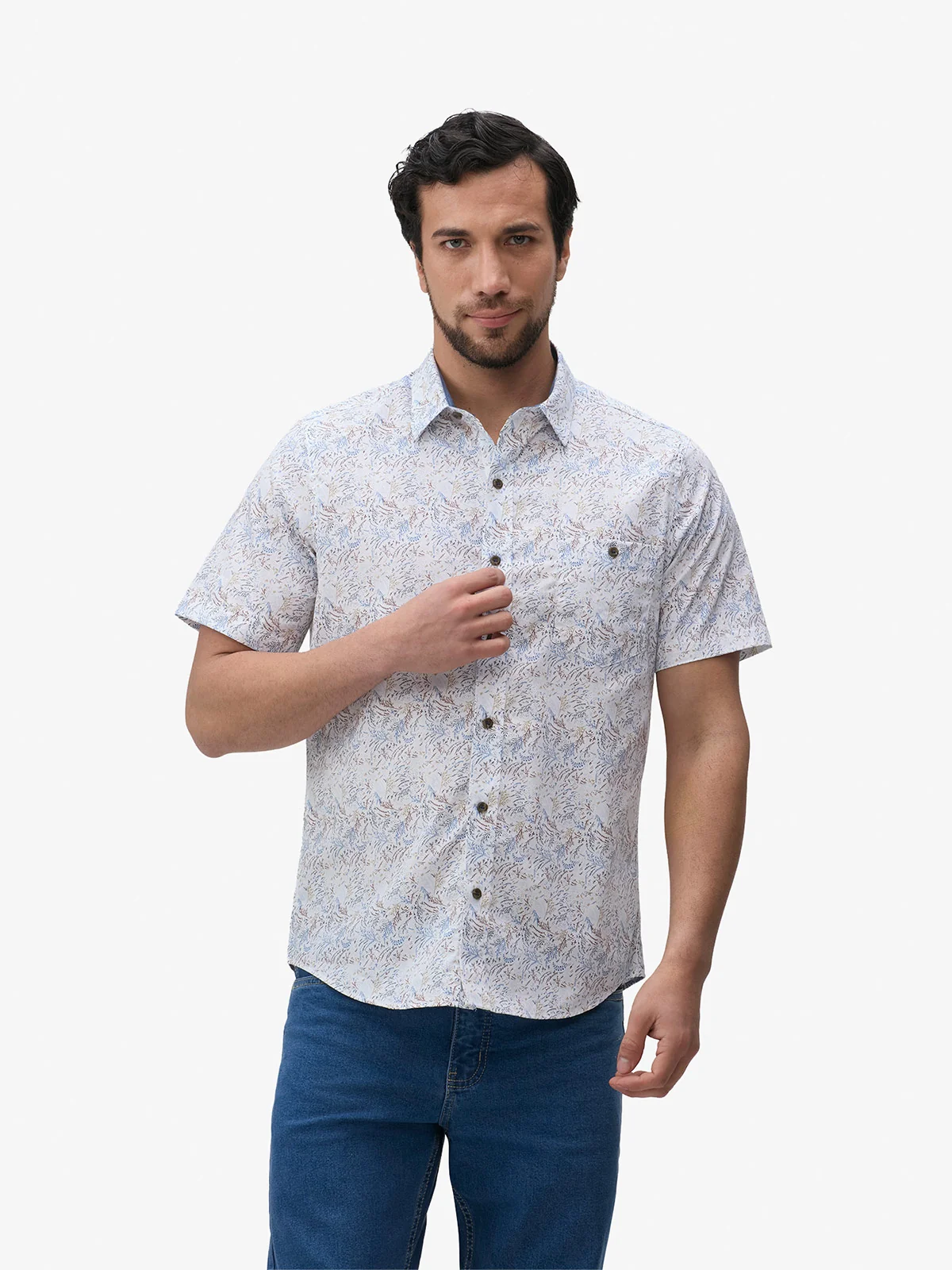 CAMISA MANGA CORTA HOMBRE JOHN HOLDEN DAGO 9CY658 - 1