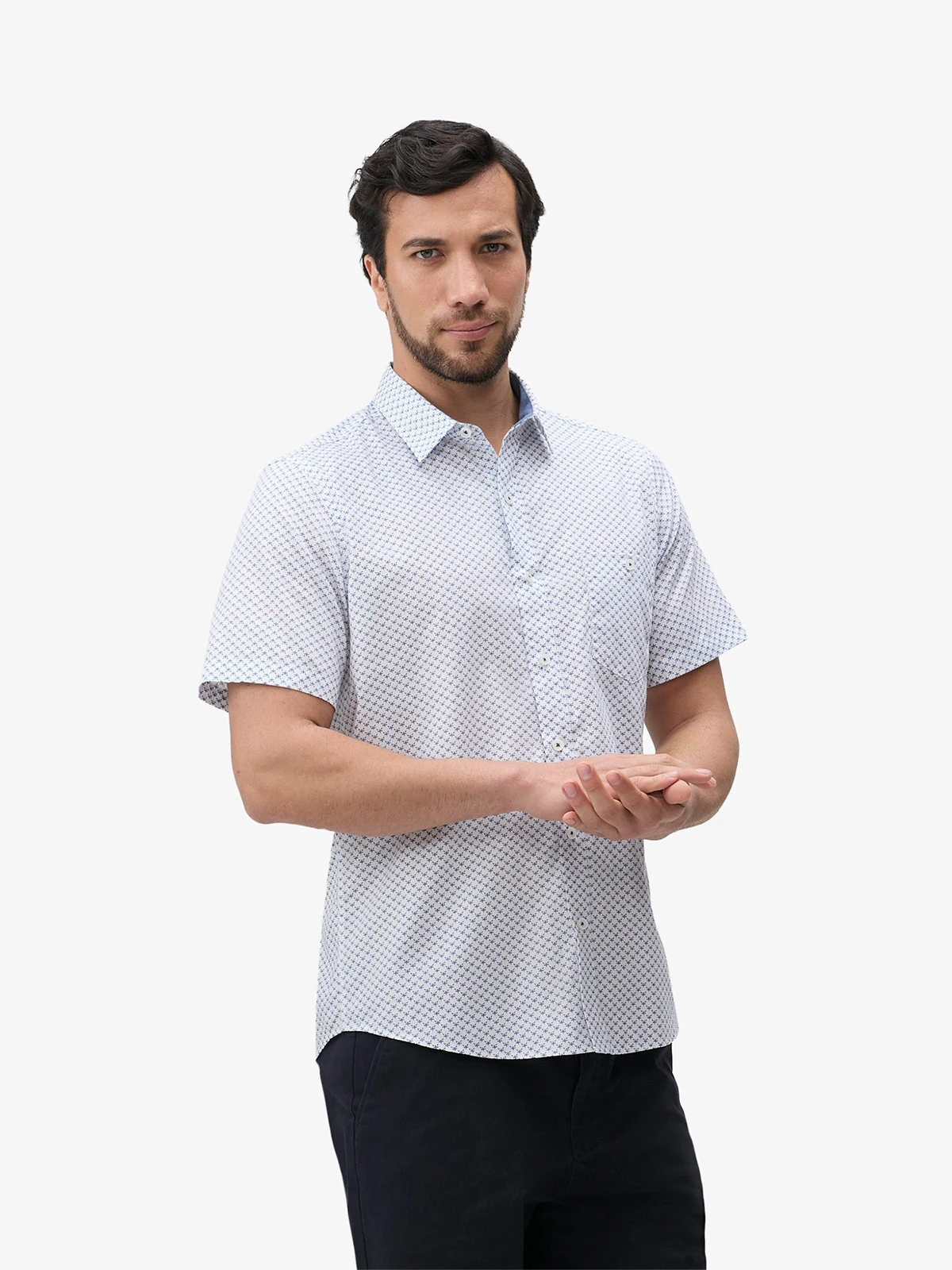 CAMISA MANGA CORTA HOMBRE JOHN HOLDEN ENZO 9CY659 - 3