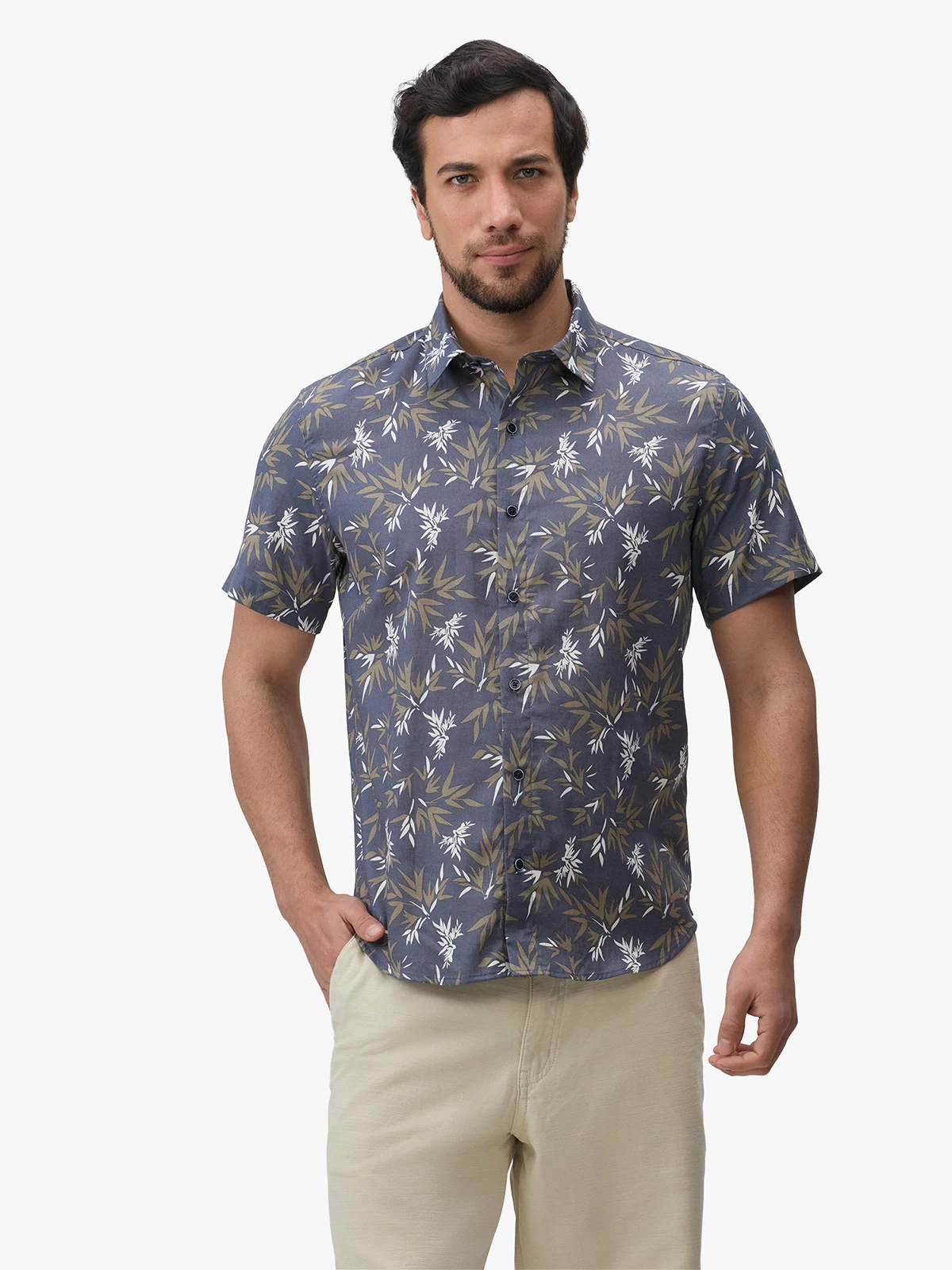 CAMISA MANGA CORTA HOMBRE JOHN HOLDEN 9CY663 - 1