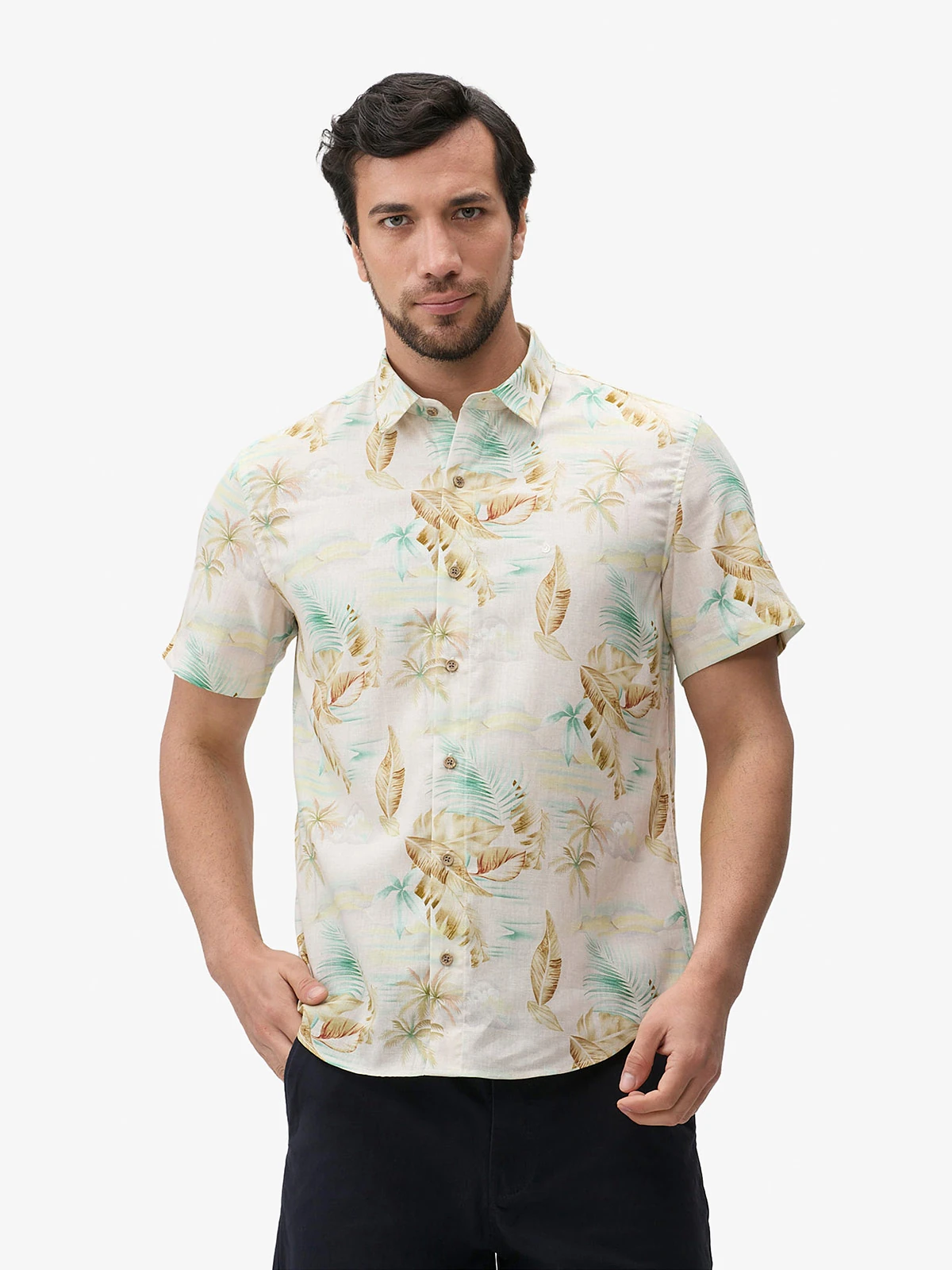 CAMISA MANGA CORTA HOMBRE JOHN HOLDEN 9CY665 - 1
