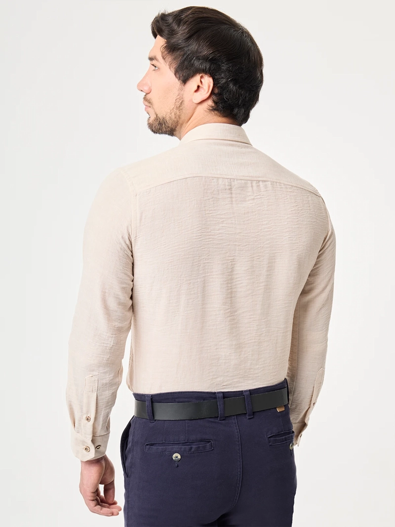 CAMISA MANGA LARGA LINO HOMBRE JOHN HOLDEN GAEL 9CY641 - 2