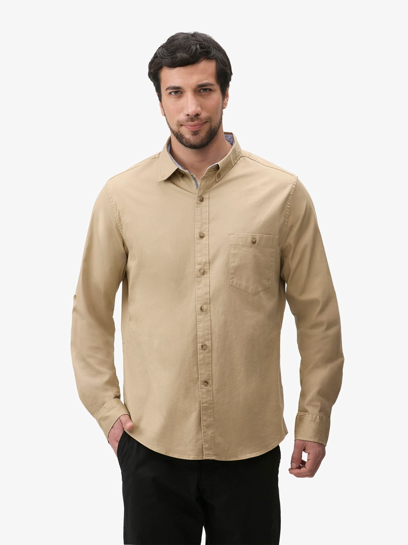 CAMISA MANGA LARGA HOMBRE JOHN HOLDEN IKER 9CY676 - 1