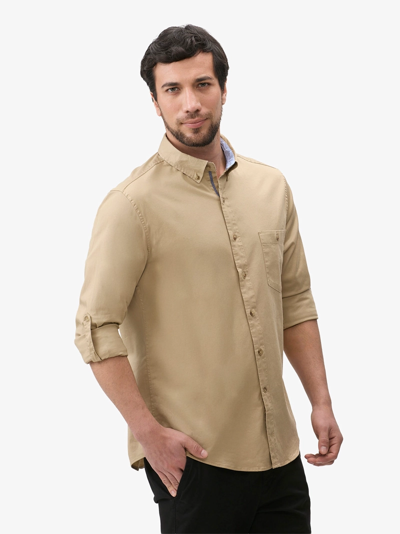 CAMISA MANGA LARGA HOMBRE JOHN HOLDEN IKER 9CY676 - 3