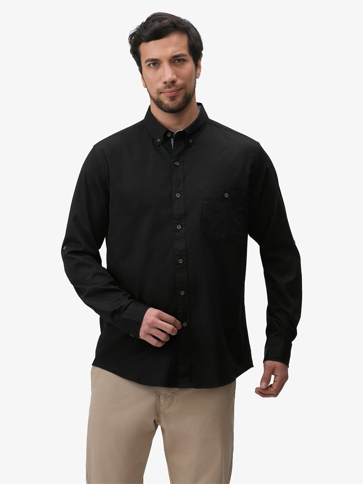 CAMISA MANGA LARGA HOMBRE JOHN HOLDEN IKER 9CY676 - 1
