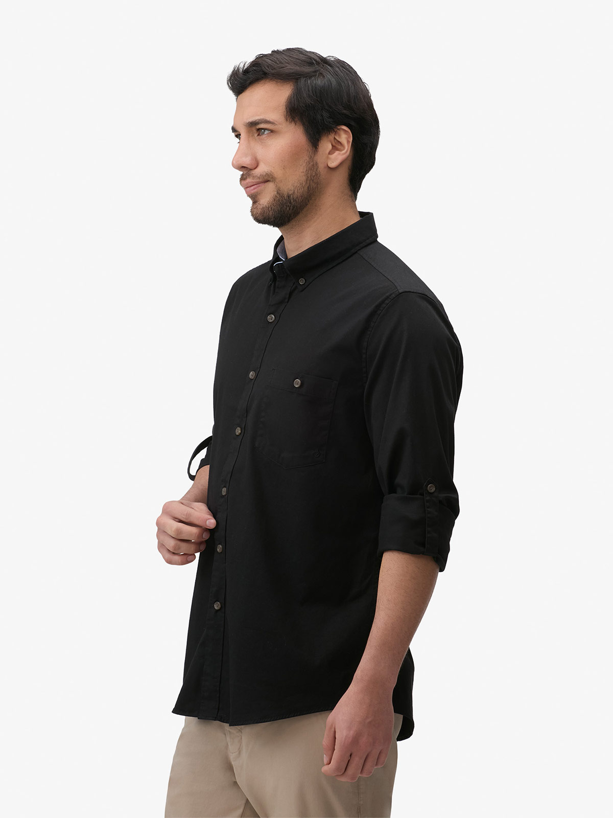 CAMISA MANGA LARGA HOMBRE JOHN HOLDEN IKER 9CY676 - 3