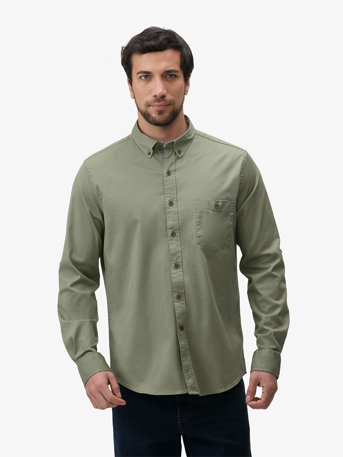 CAMISA MANGA LARGA HOMBRE JOHN HOLDEN IKER 9CY676 - 1