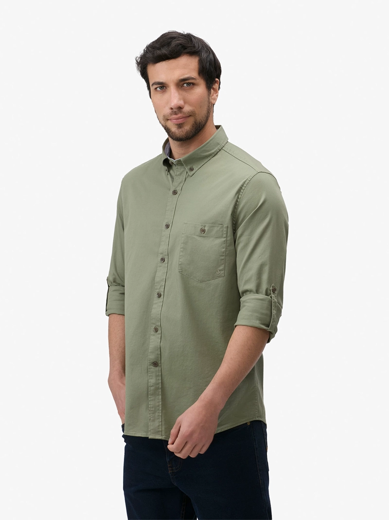 CAMISA MANGA LARGA HOMBRE JOHN HOLDEN IKER 9CY676 - 3