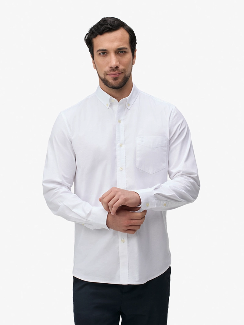 CAMISA MANGA LARGA HOMBRE JOHN HOLDEN OXF LETMAN 9CY684 - 1