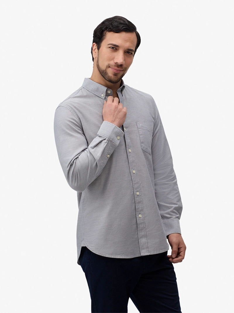 CAMISA MANGA LARGA HOMBRE JOHN HOLDEN OXF LETMAN 9CY684 - 3