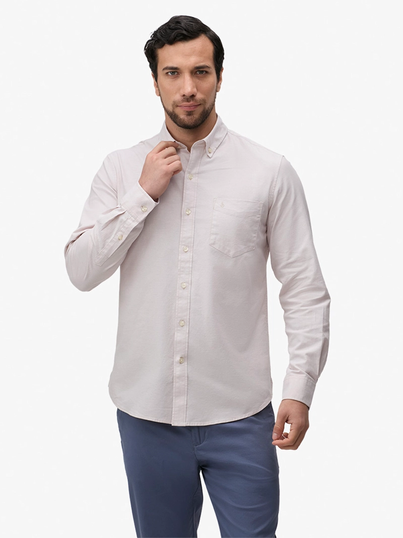 CAMISA MANGA LARGA HOMBRE JOHN HOLDEN OXF LETMAN 9CY684 - 1