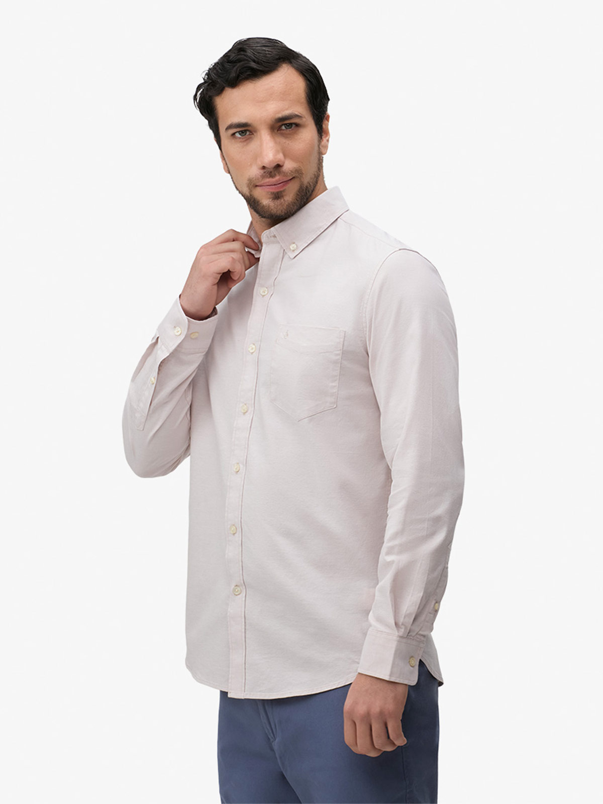 CAMISA MANGA LARGA HOMBRE JOHN HOLDEN OXF LETMAN 9CY684 - 3