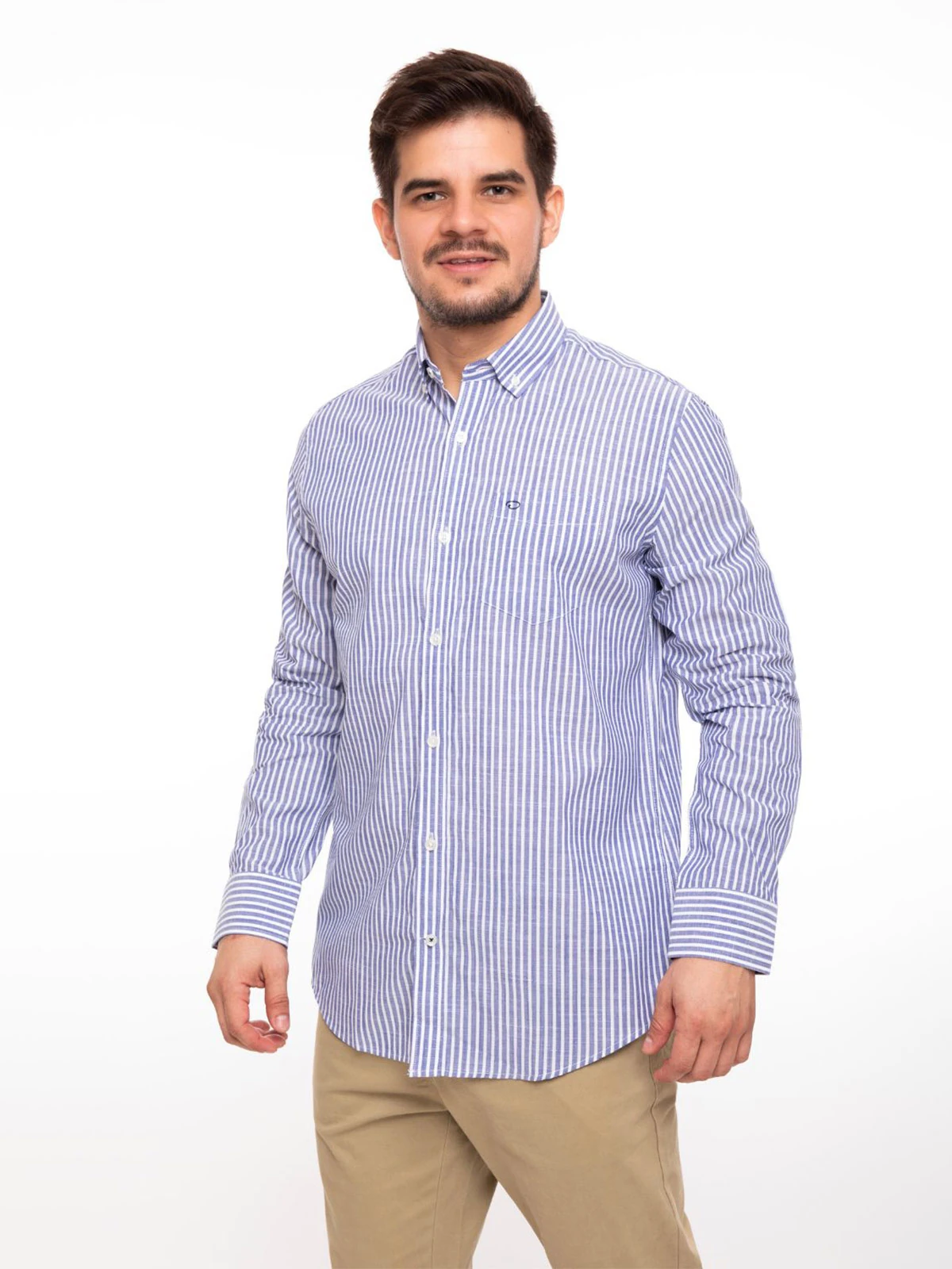 CAMISA MANGA CORTA ALGODÓN HOMBRE OSCAR DE LA RENTA - 1