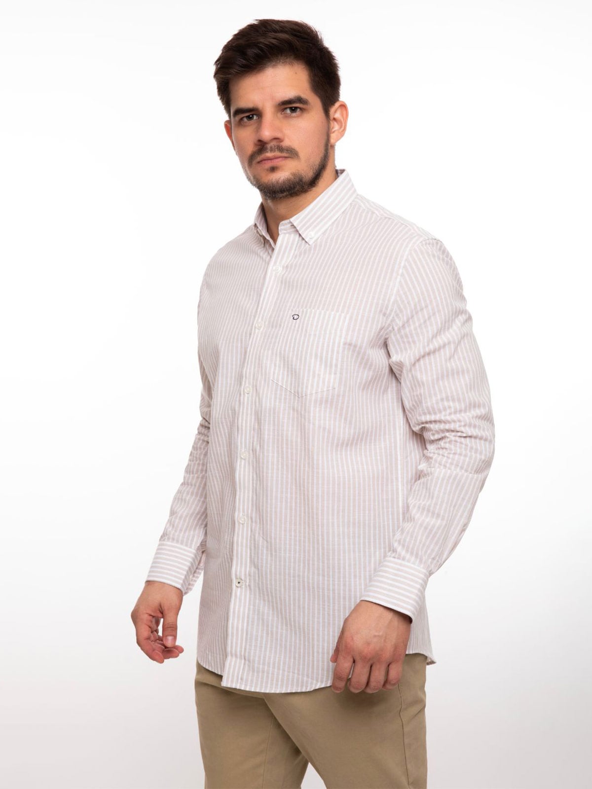 CAMISA MANGA CORTA ALGODÓN HOMBRE OSCAR DE LA RENTA - 1