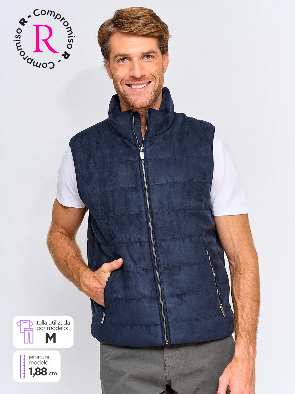 CHALECO HOMBRE CACHAREL - 1