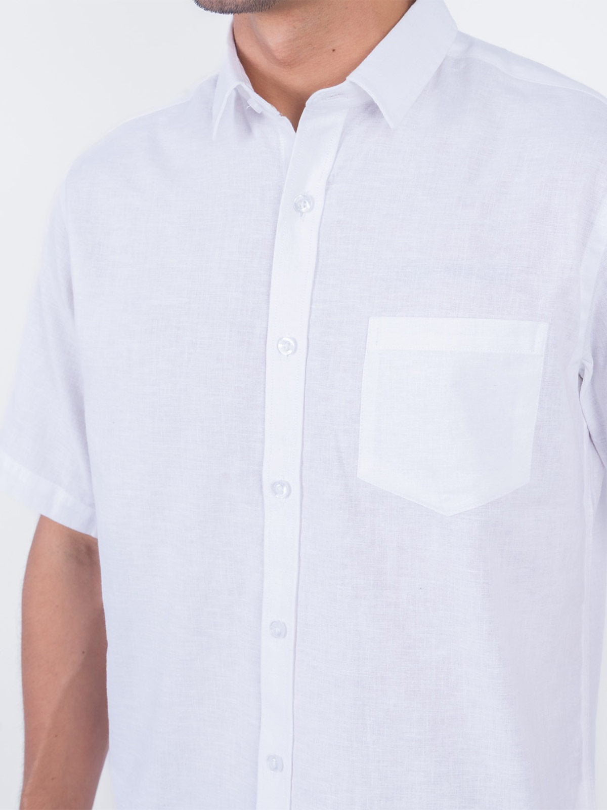 CAMISA LINO MANGA CORTA HOMBRE PIERRE CARDIN PC-62802CA - 3