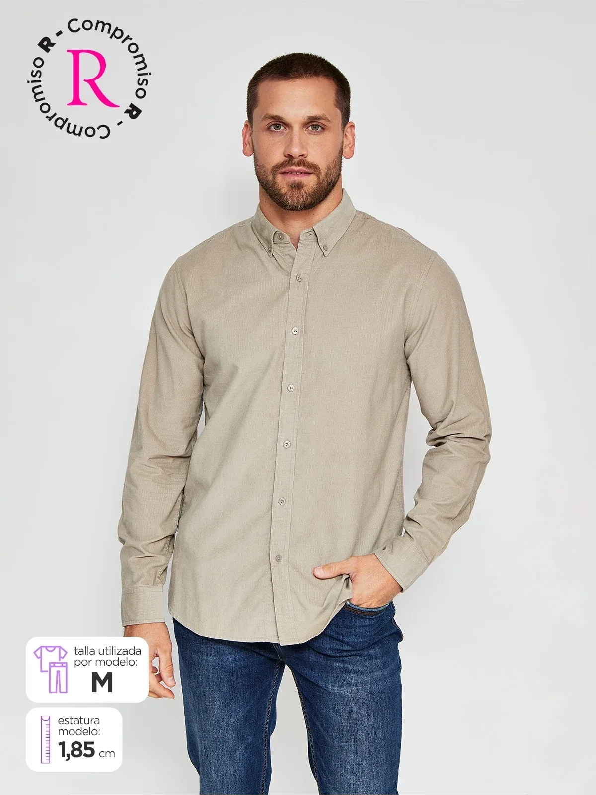 CAMISA MANGA LARGA HOMBRE MARQUIS - 1