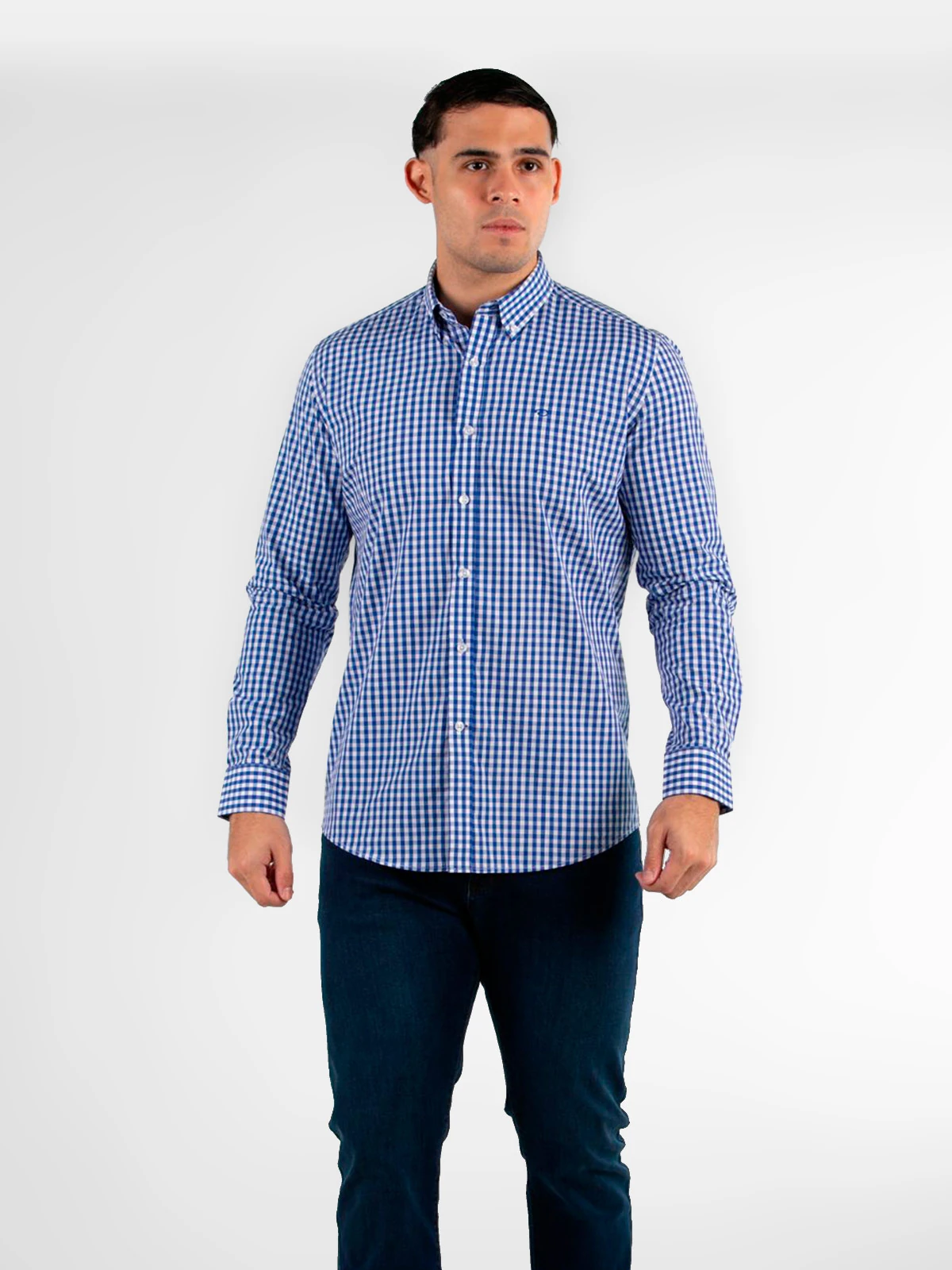 CAMISA ALGODÓN MANGA LARGA HOMBRE OSCAR DE LA RENTA - 1