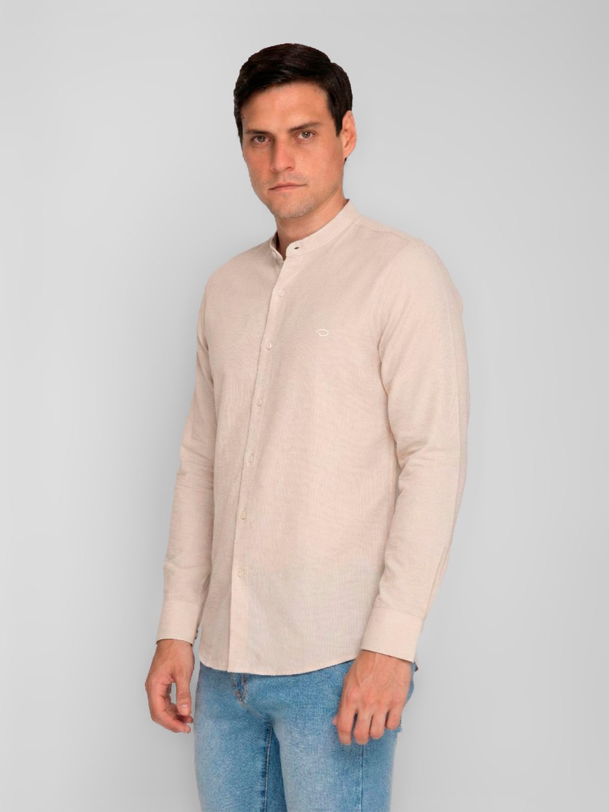 CAMISA ALGODÓN MANGA LARGA HOMBRE OSCAR DE LA RENTA - 1
