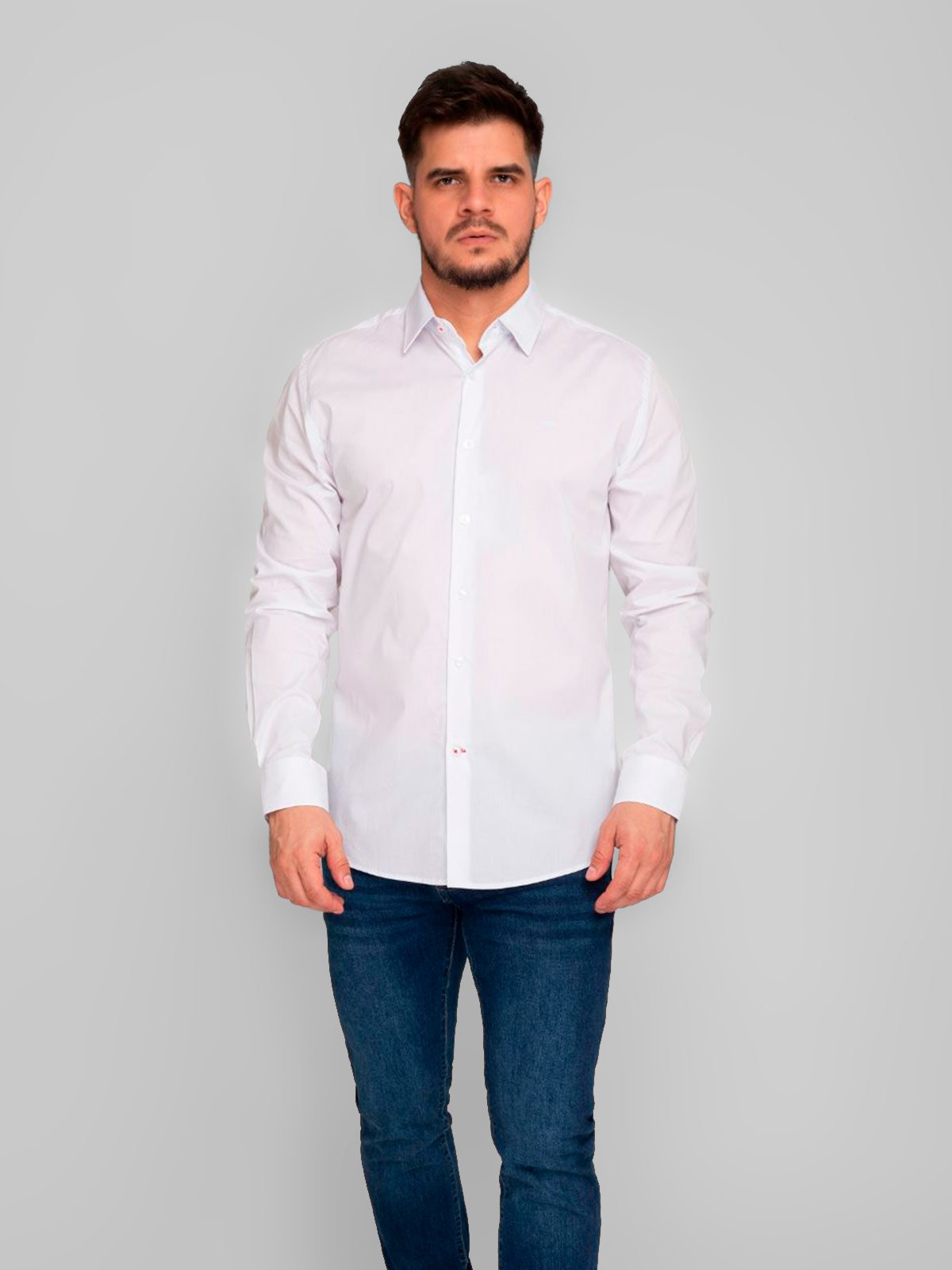 CAMISA ALGODÓN MANGA LARGA HOMBRE OSCAR DE LA RENTA - 1