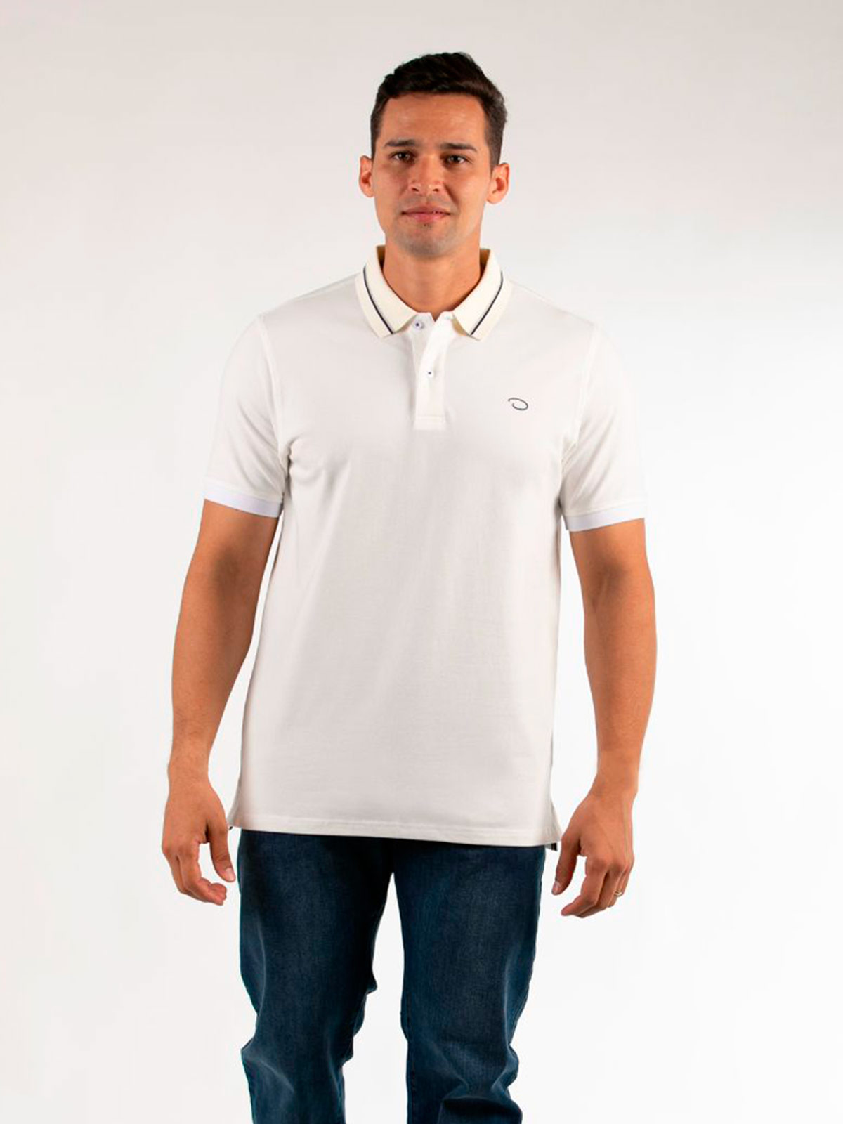 POLO MANGA CORTA HOMBRE OSCAR DE LA RENTA - 1
