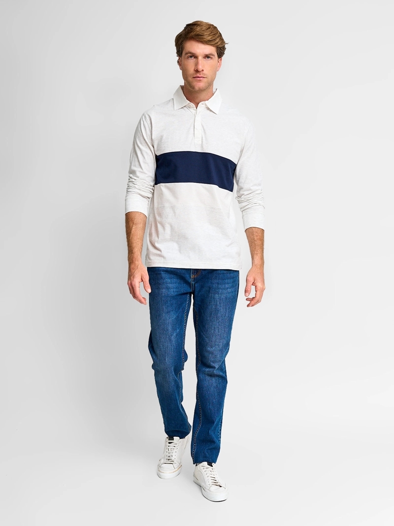 POLO MANGA LARGA ALGODÓN HOMBRE KENNETH STEVENS AGBY - 4