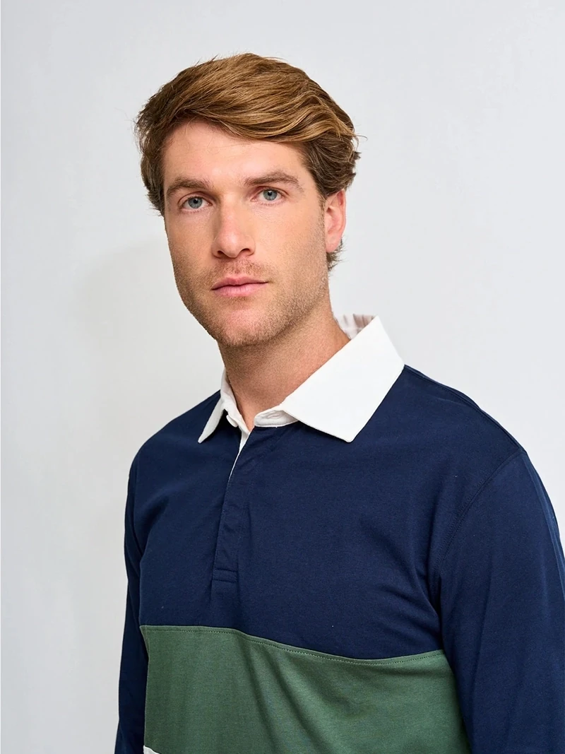 POLO MANGA LARGA ALGODÓN HOMBRE KENNETH STEVENS AGBY - 3