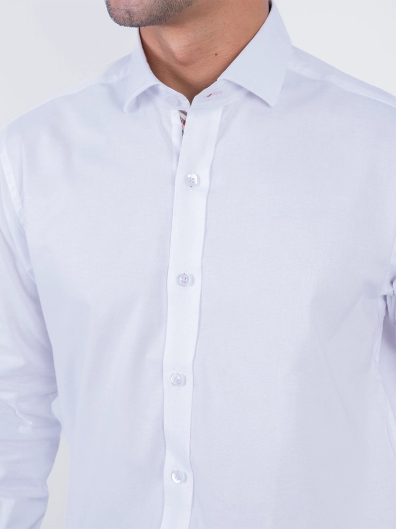 CAMISA MANGA LARGA HOMBRE PIERRE CARDIN ETQ TESSUTO ITALY PC-62702CA - 4