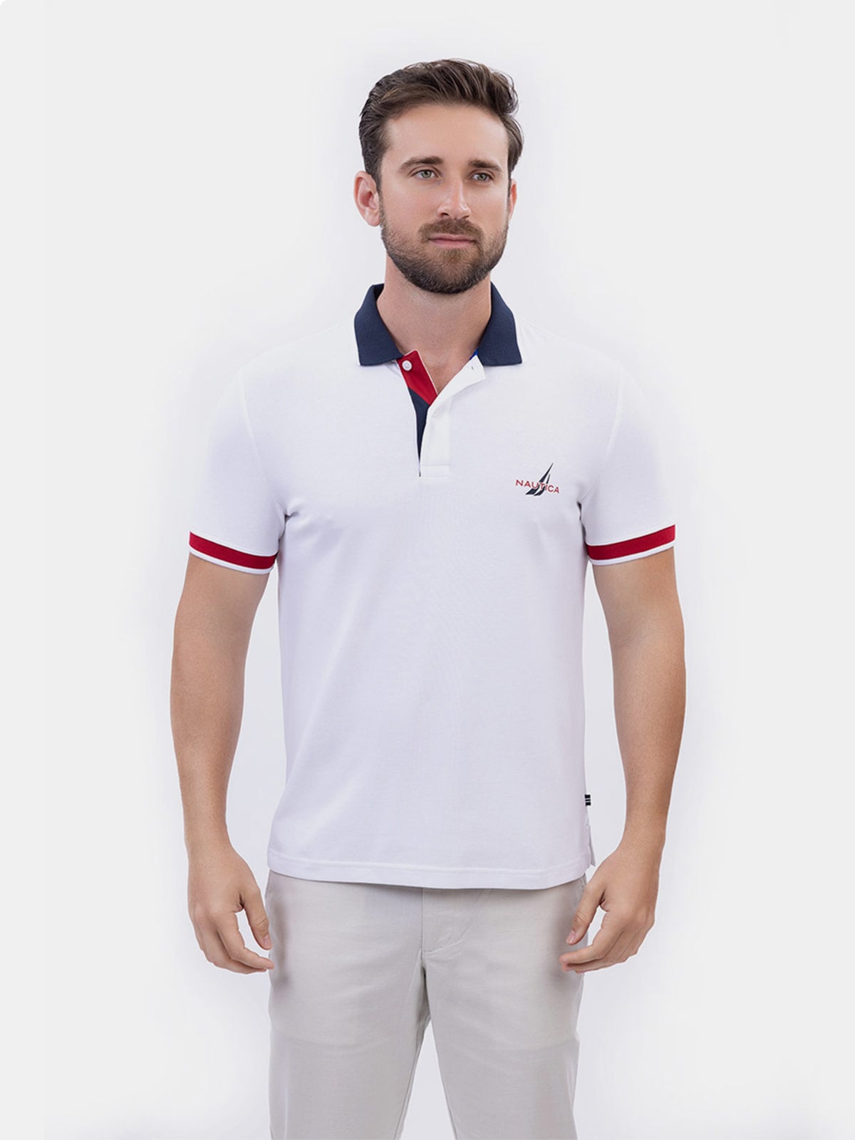 POLO MANGA CORTA HOMBRE NAUTICA - 1