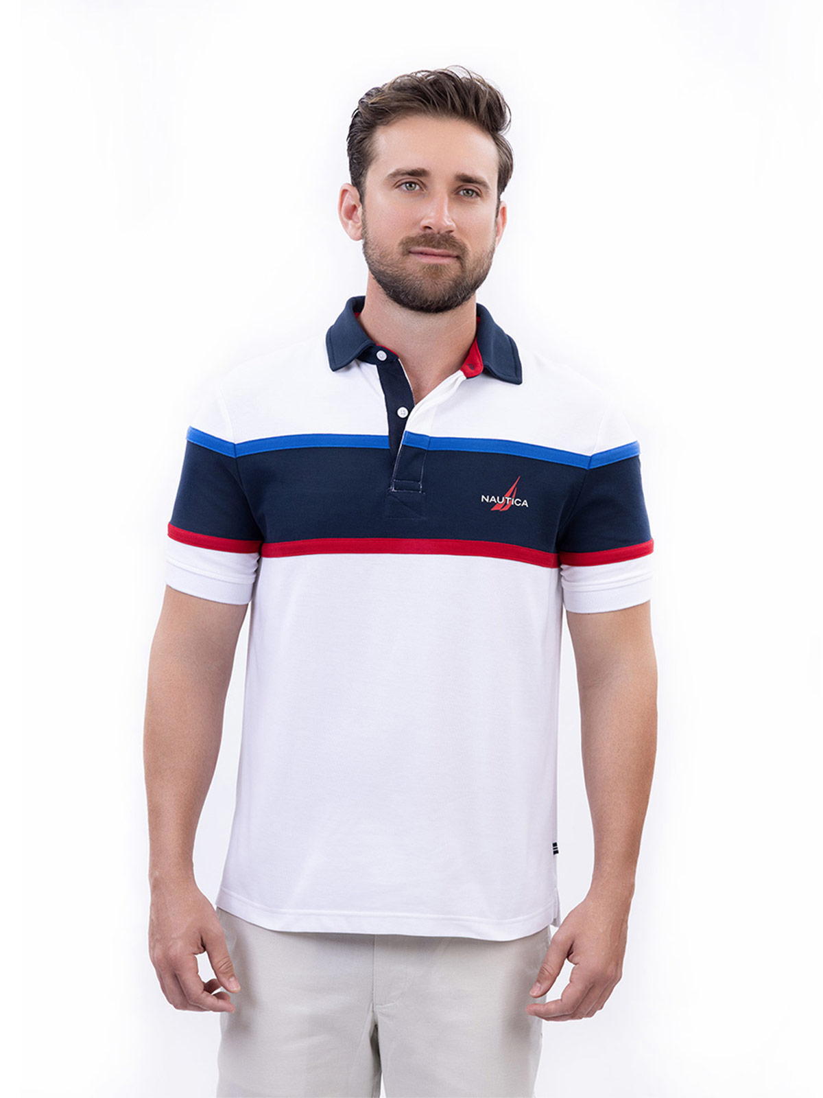 POLO MANGA CORTA HOMBRE NAUTICA - 1