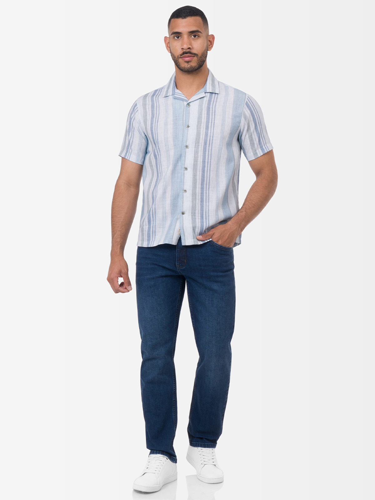 CAMISA MANGA CORTA HOMBRE NORTON DHAIM - 4