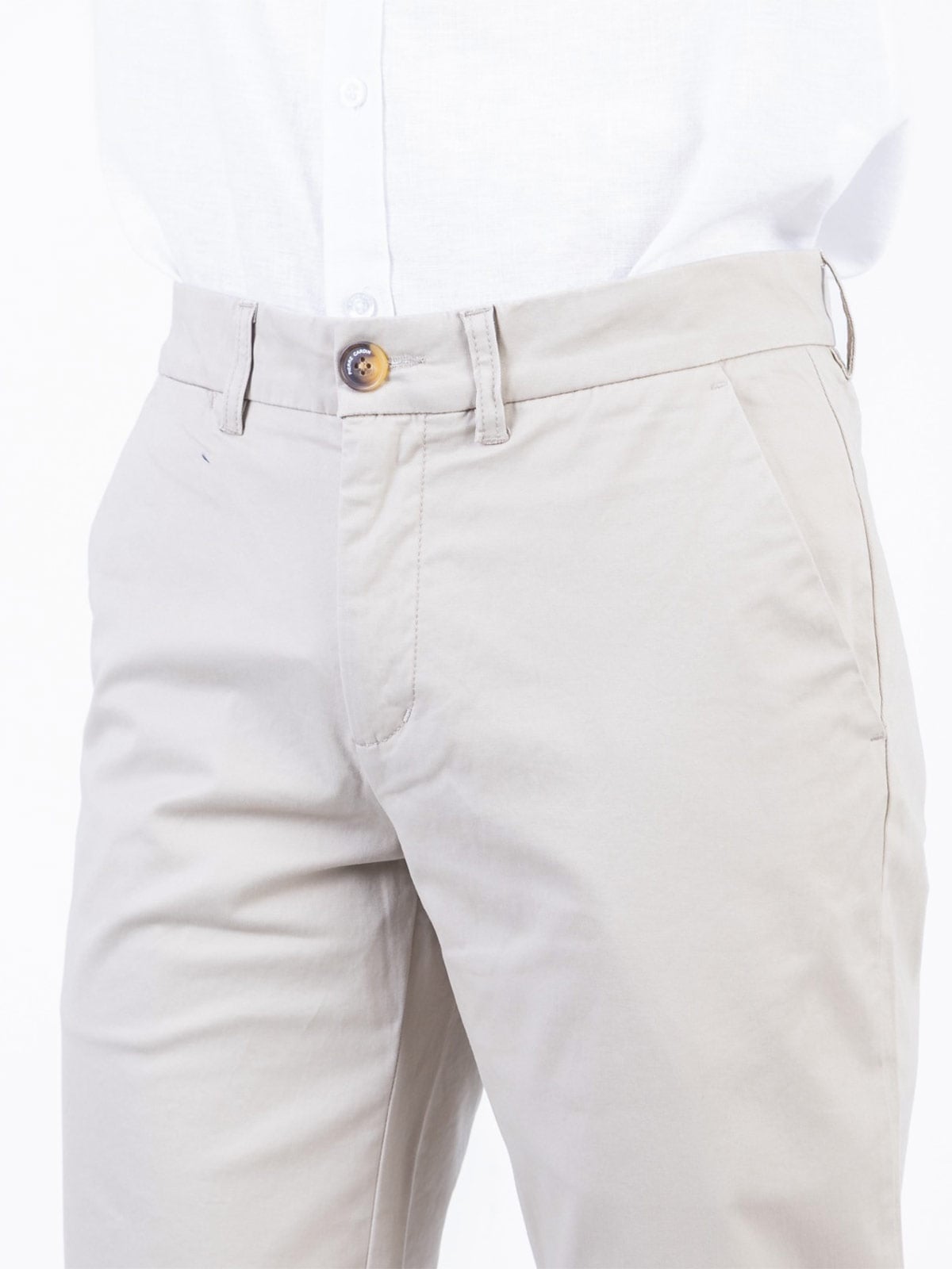PANTALÓN DRILL HOMBRE PIERRE CARDIN STRETCH PC-6203PA - 3