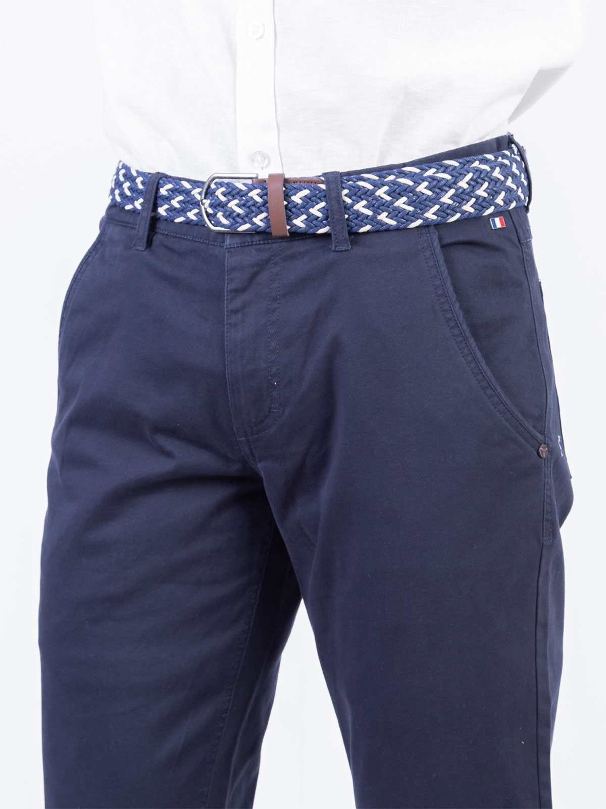 PANTALÓN DRILL HOMBRE PIERRE CARDIN CLÁSICO STRETCH  PC-6200PA - 3