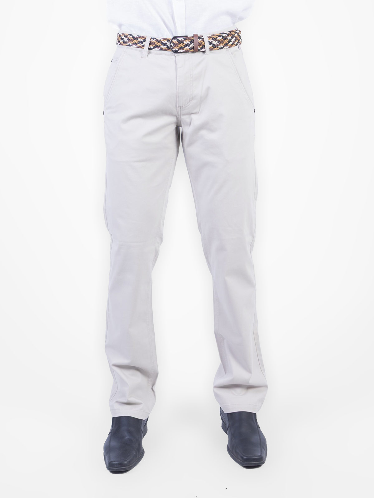 PANTALÓN DRILL HOMBRE PIERRE CARDIN CLÁSICO STRETCH  PC-6200PA - 1