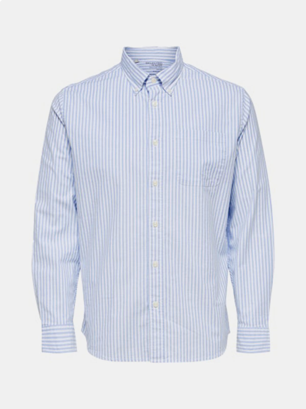 CAMISA MANGA LARGA ALGODÓN HOMBRE SELECTED - 1