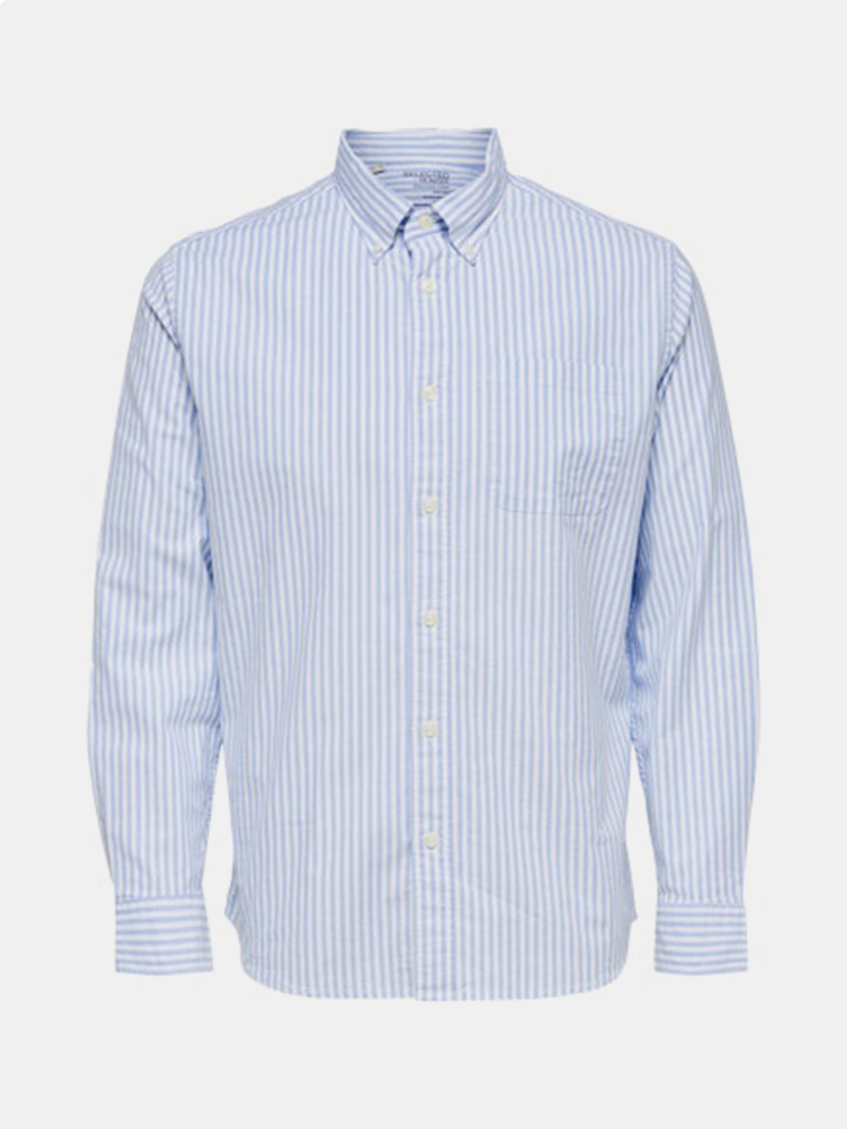 CAMISA MANGA LARGA ALGODÓN HOMBRE SELECTED - 1