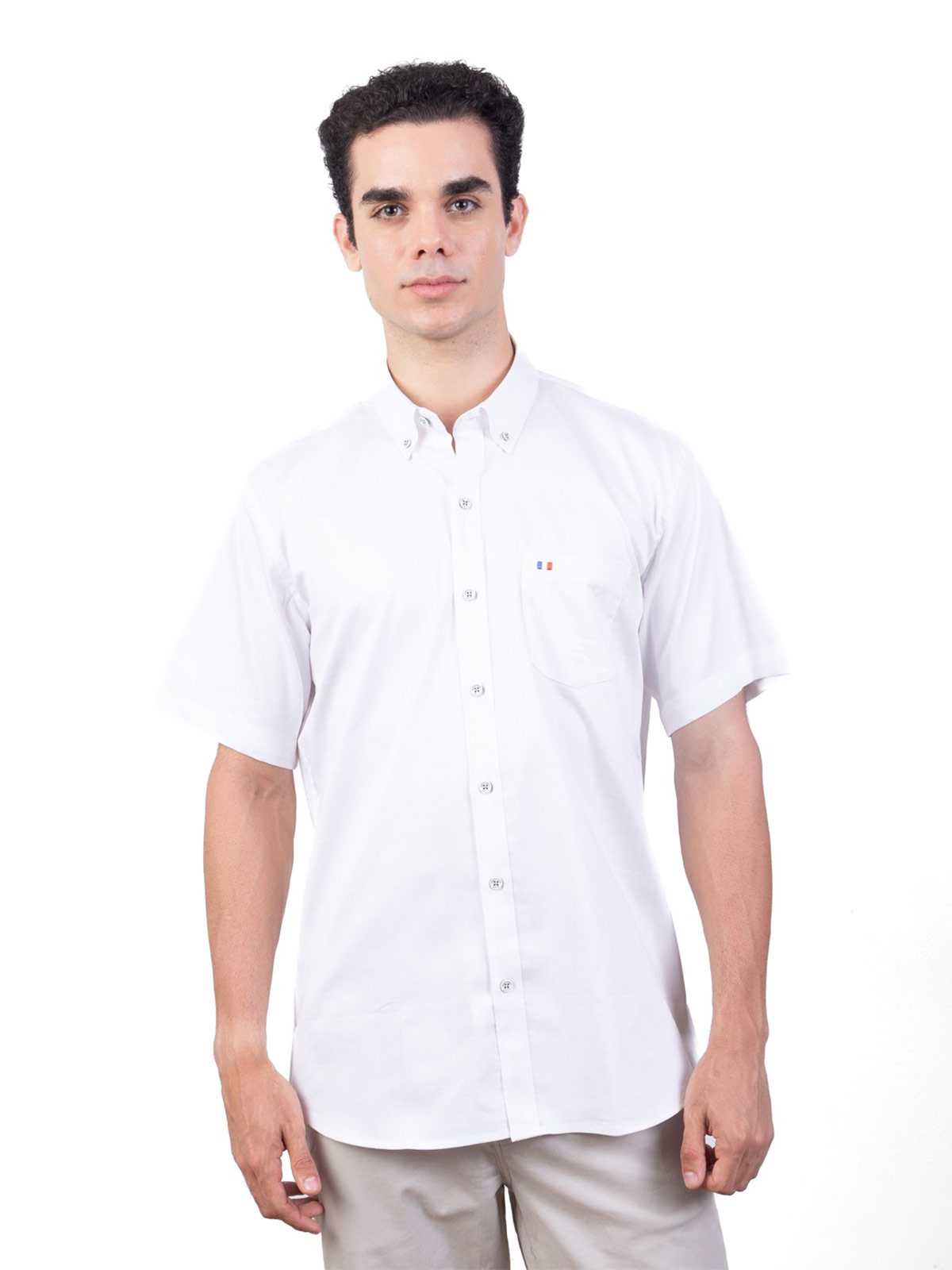 CAMISA MANGA CORTA ALGODÓN HOMBRE PIERRE CARDIN - 1