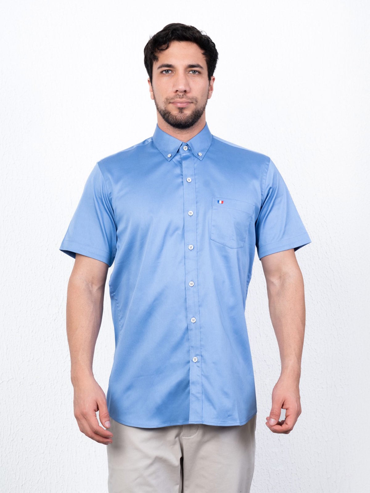 CAMISA MANGA CORTA ALGODÓN HOMBRE PIERRE CARDIN - 1