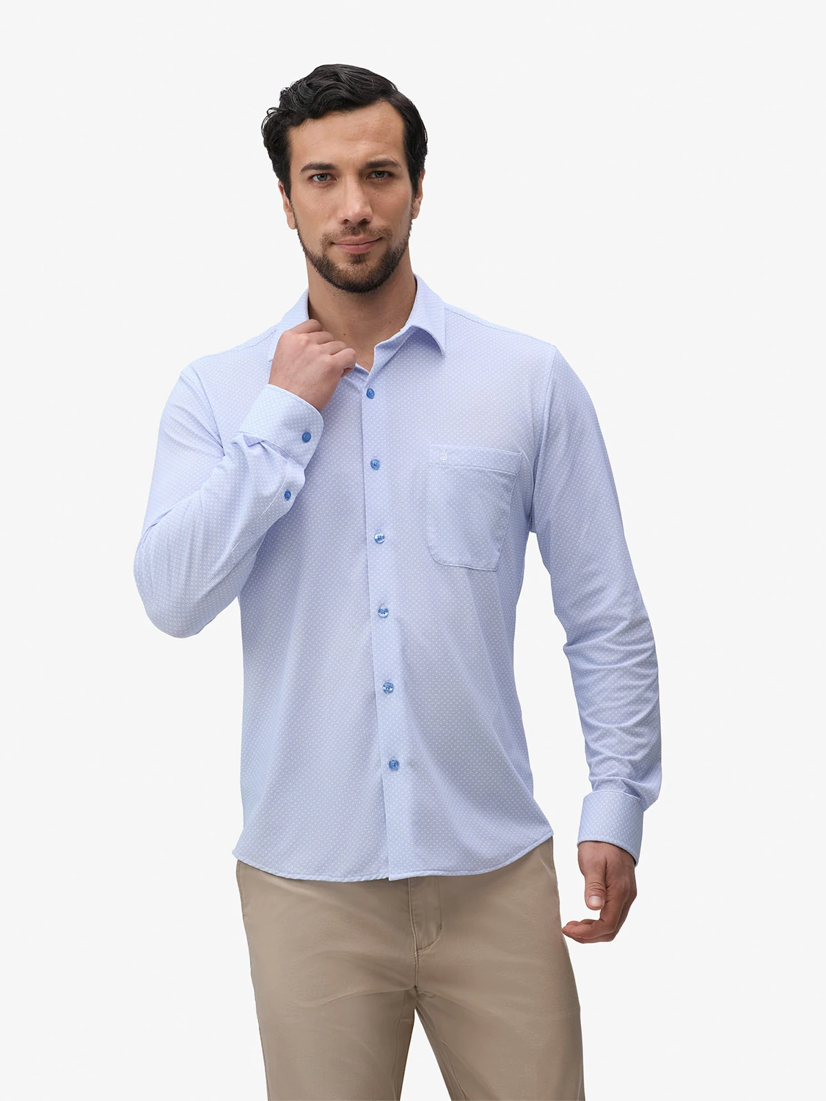 CAMISA MANGA LARGA HOMBRE JOHN HOLDEN 9CY687 - 1