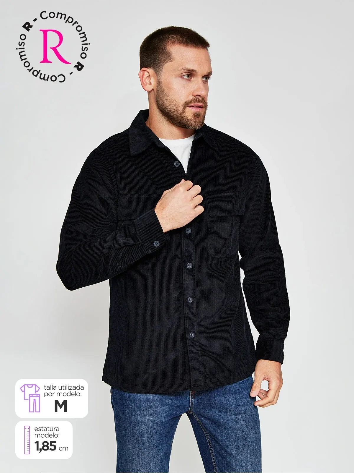 SOBRE CAMISA MANGA LARGA HOMBRE MARQUIS EVANSA - 1