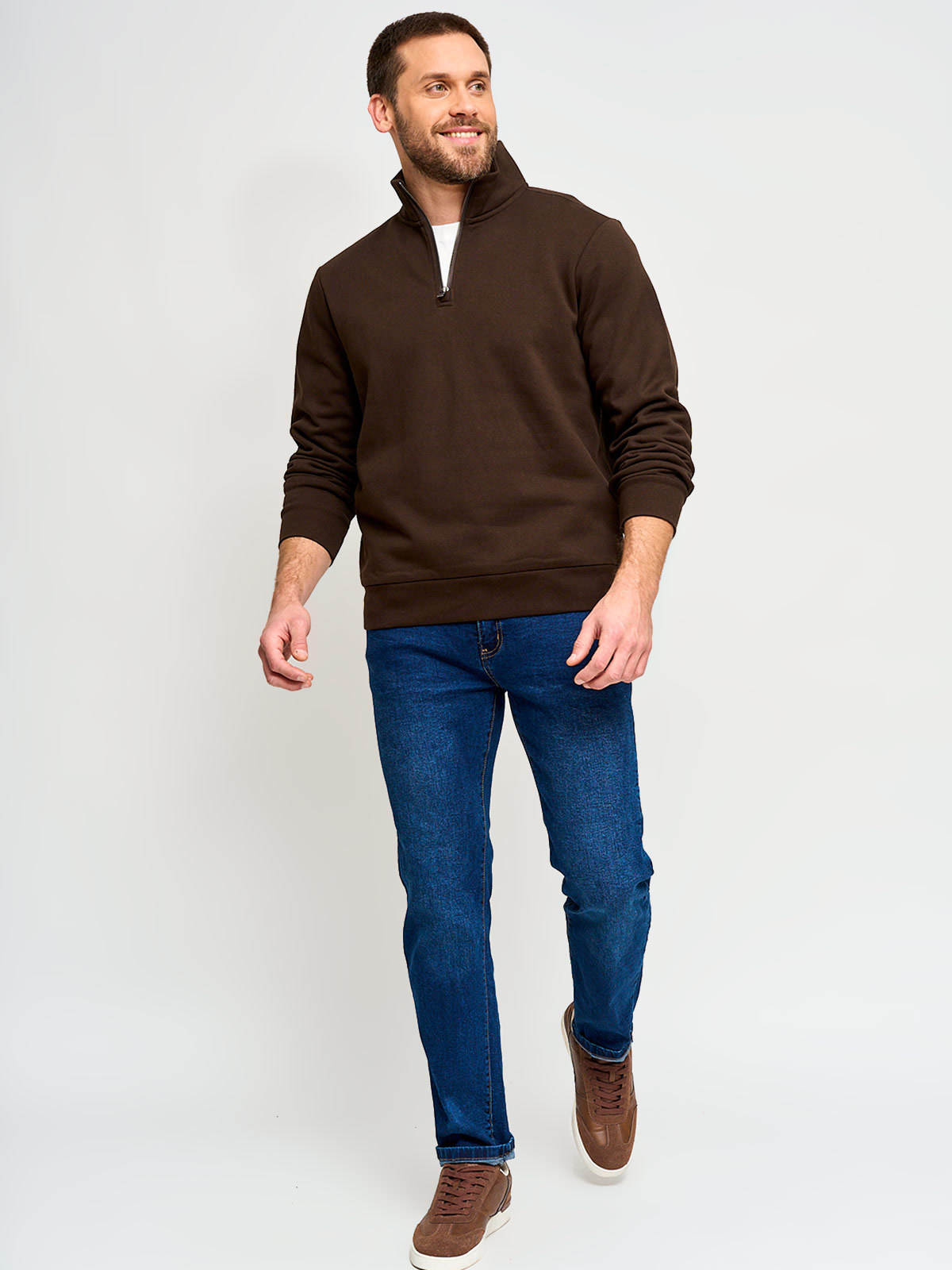 POLERA ALGODÓN HOMBRE MARQUIS HALF ZIPPER - 4
