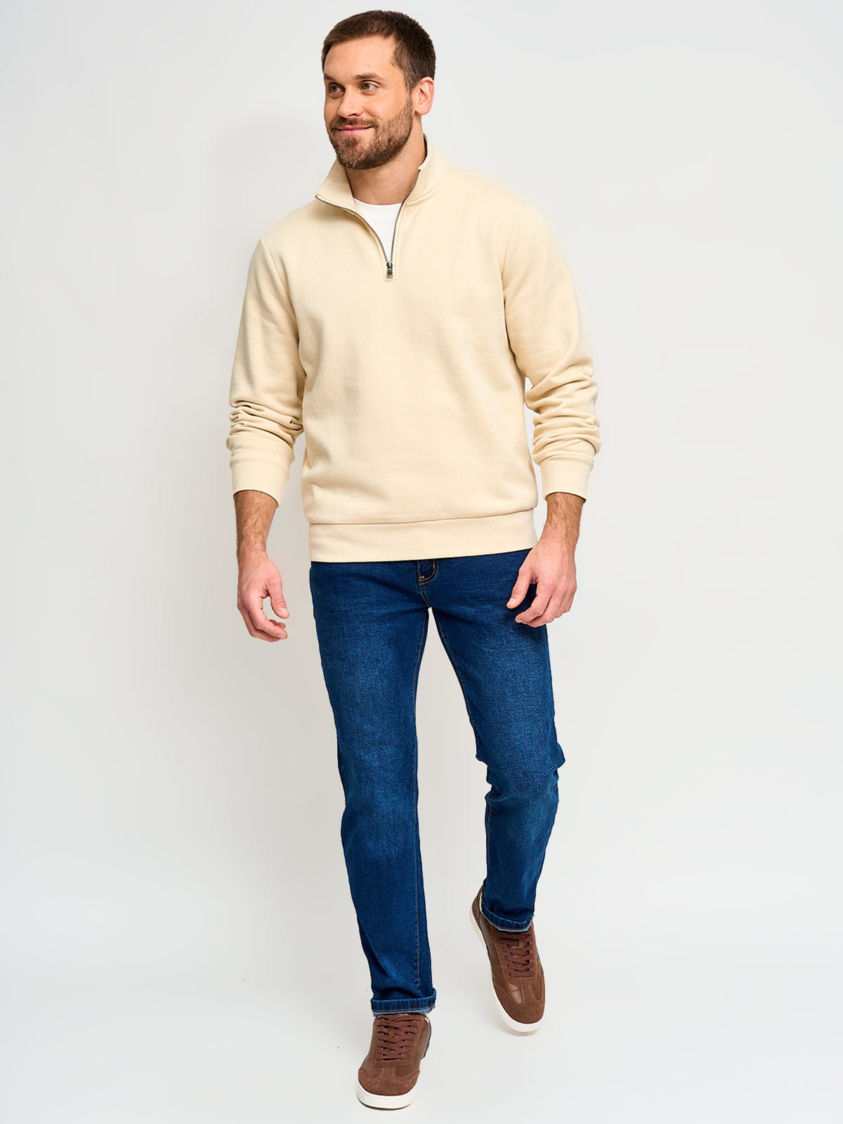 POLERA ALGODÓN HOMBRE MARQUIS HALF ZIPPER - 4