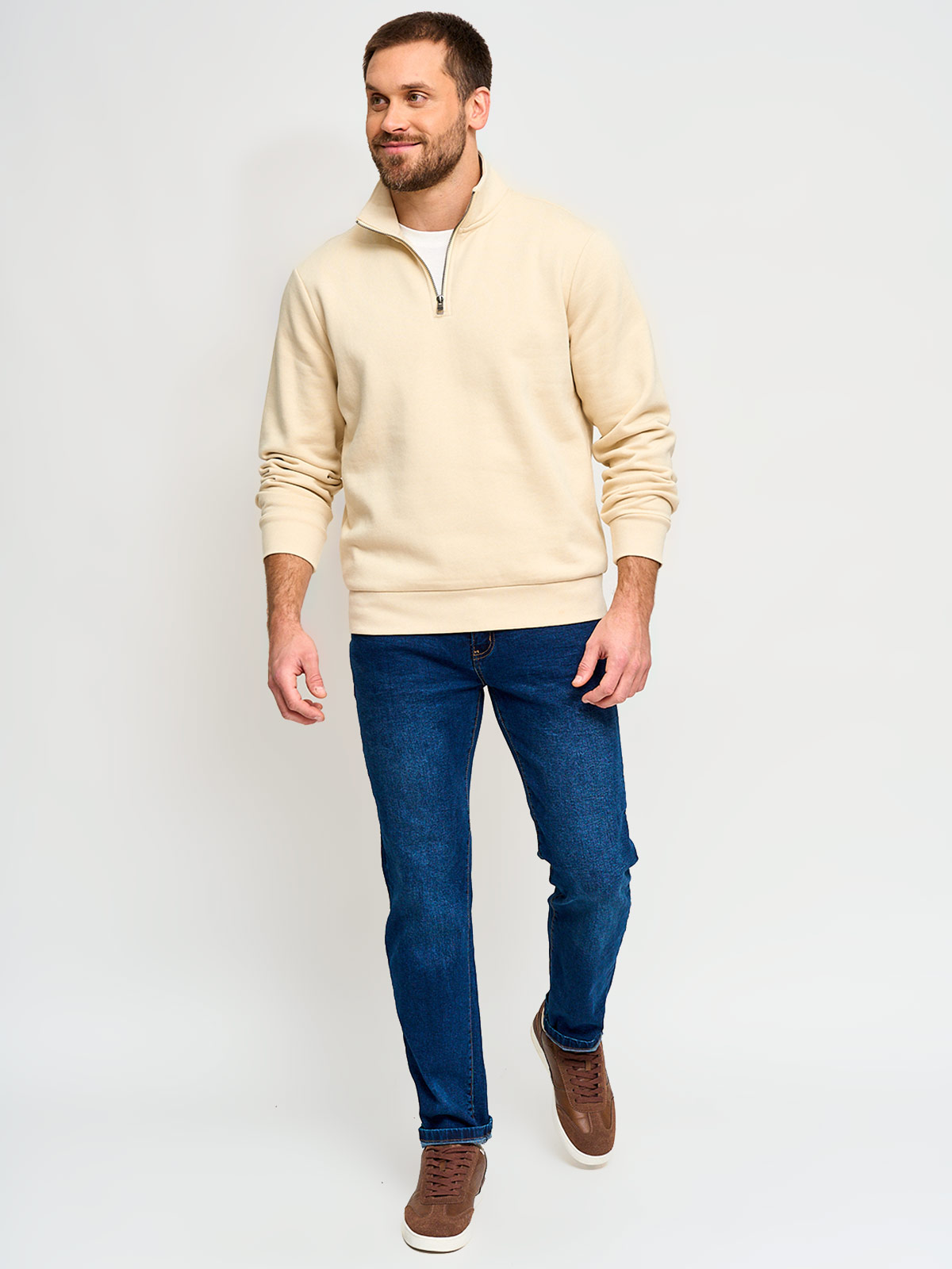 POLERA ALGODÓN HOMBRE MARQUIS HALF ZIPPER - 4