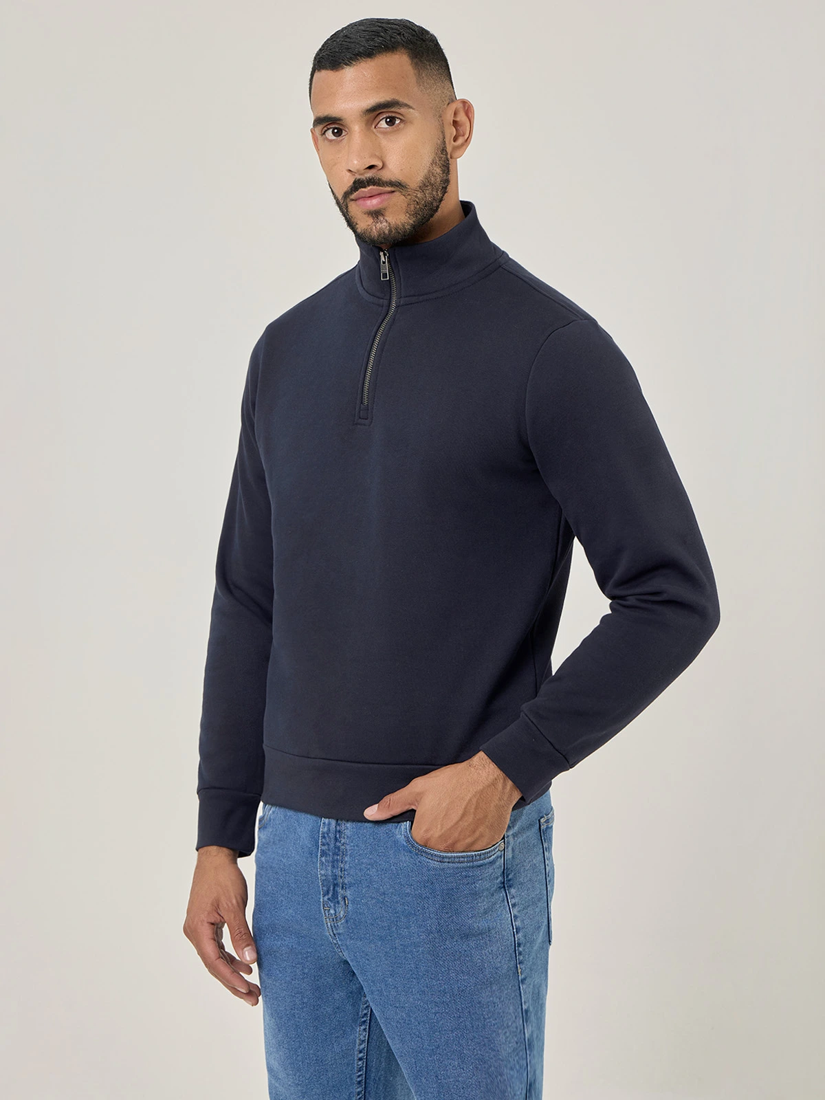 POLERA ALGODÓN HOMBRE MARQUIS HALF ZIPPER - 3