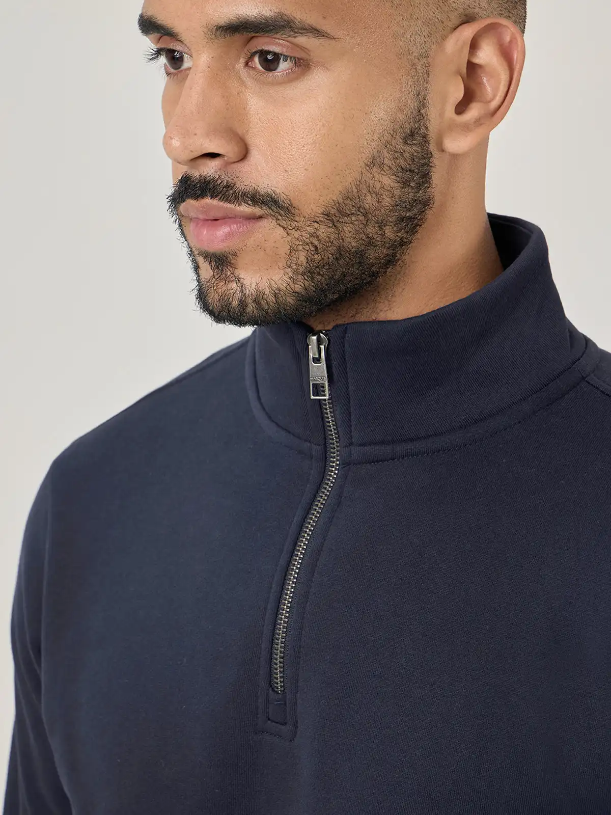 POLERA ALGODÓN HOMBRE MARQUIS HALF ZIPPER - 4