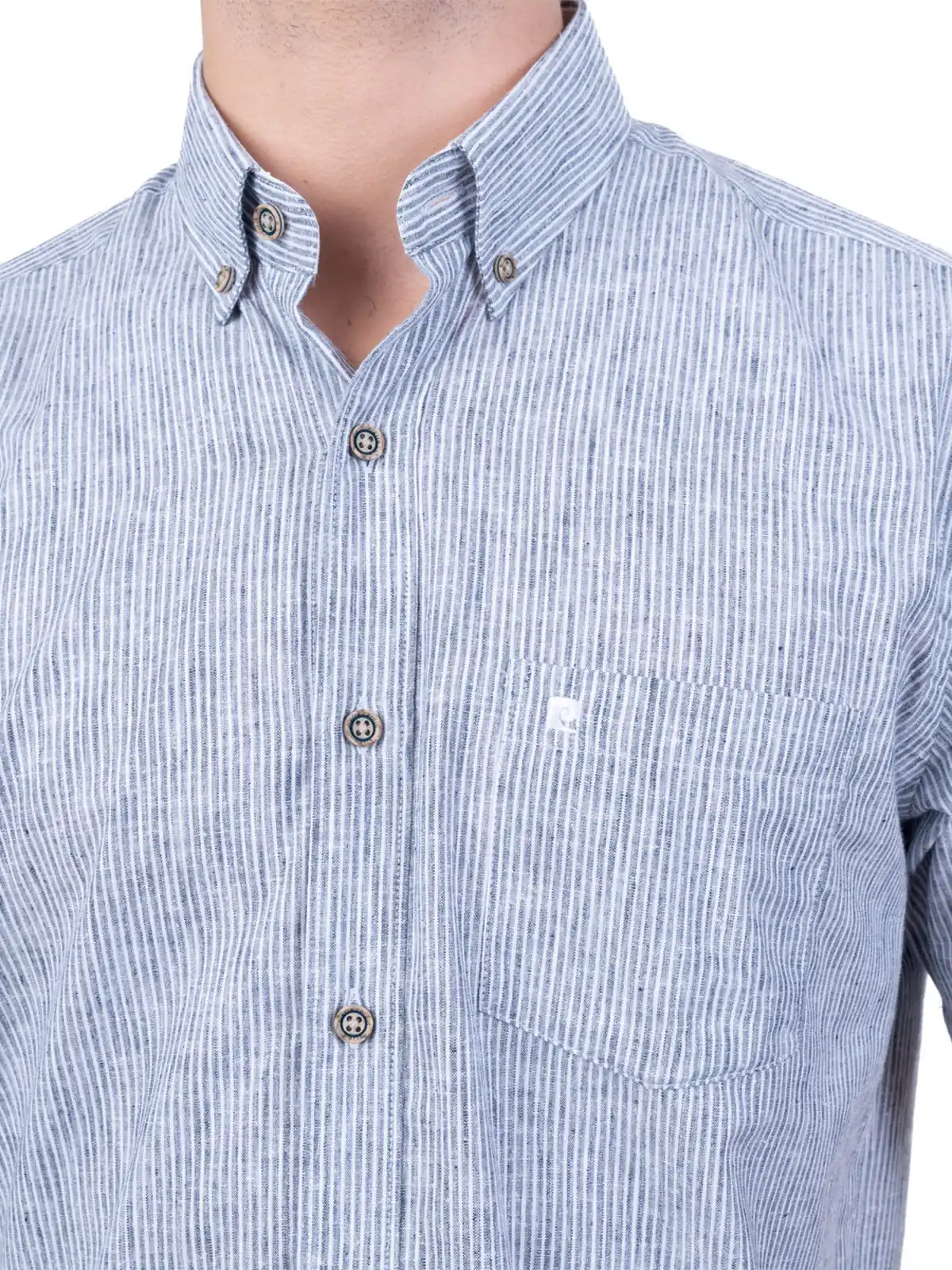 CAMISA MANGA CORTA LINO HOMBRE PIERRE CARDIN - 3